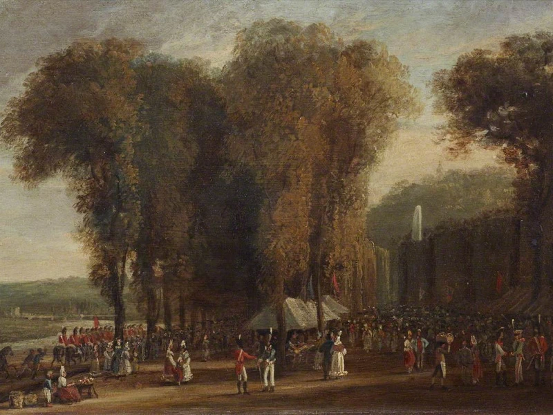 1772-Amelia Hannah Long - Il giardino di St Cloud, domenica 10 settembre 1815